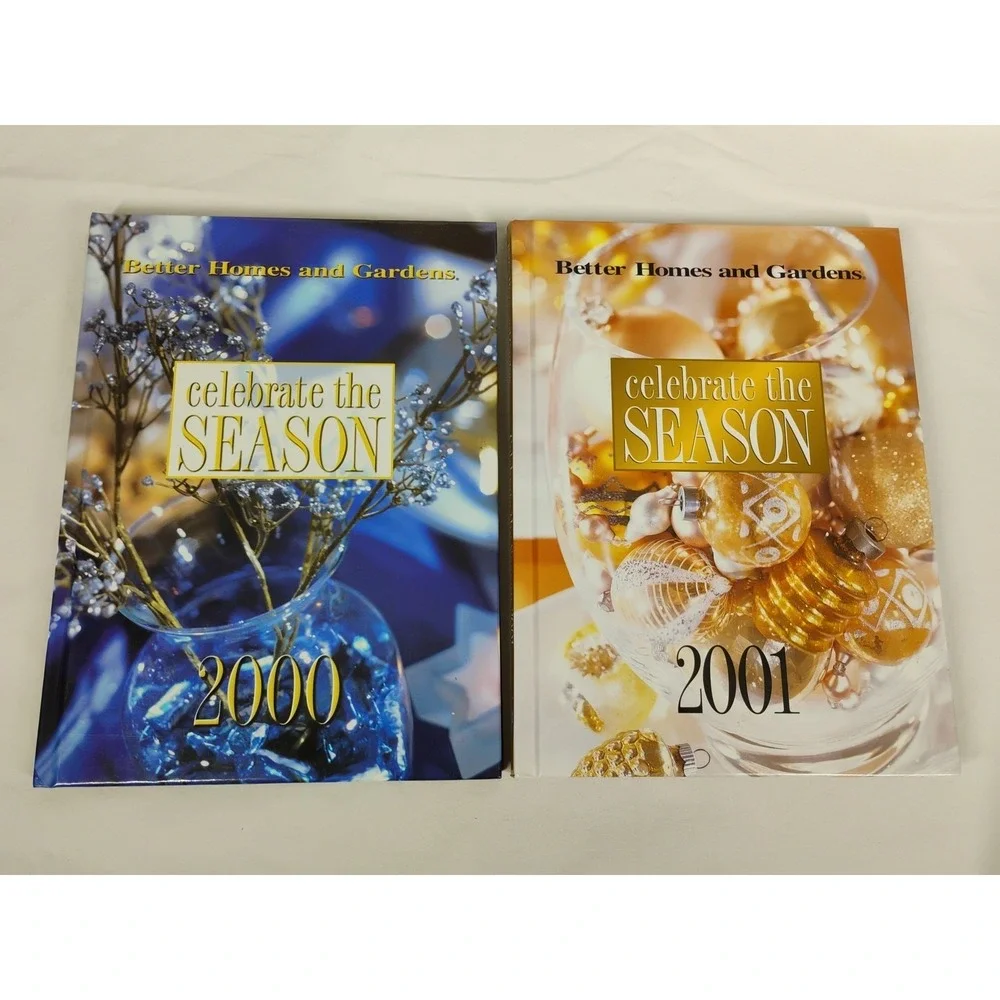 8 Better Homes & Gardens Celebrate The Season & Cookbook Lot Recipes Crafts More